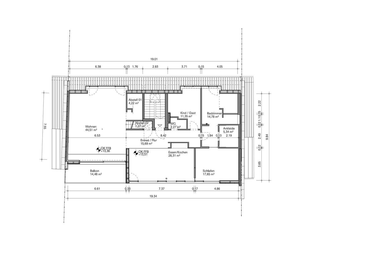 Grundriss 1. Ebene